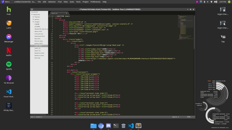 Sublime Text Editor 2